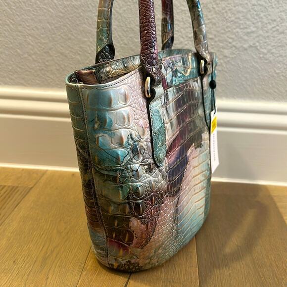 Brahmin Small Bowie Satchel Nirvana Melbourne Shoulder Handbag - Picture 4 of 5